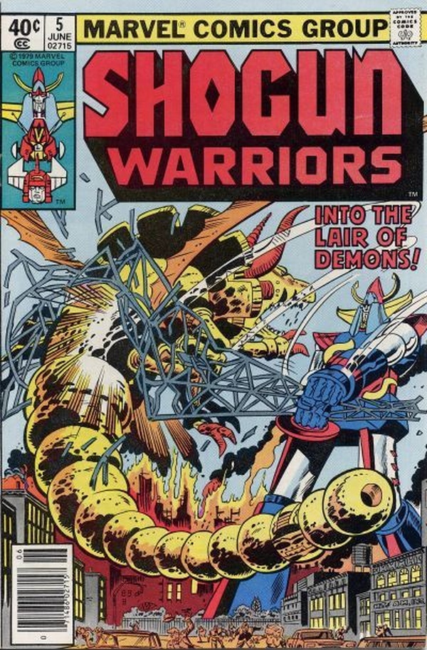Shogun Warriors #5 cover