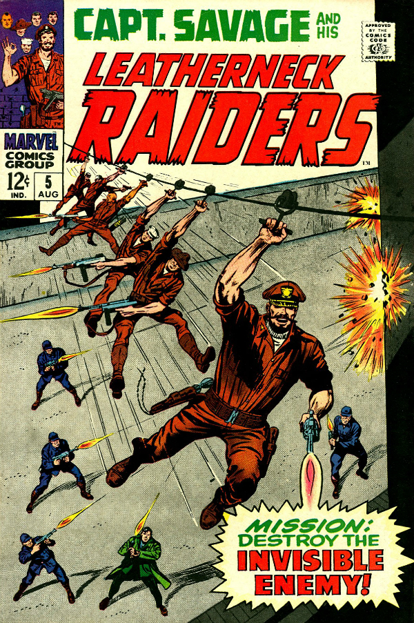 Capt. Savage and His Leatherneck Raiders #5 cover