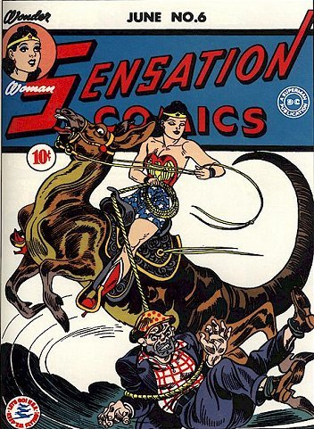 Sensation Comics #6 cover