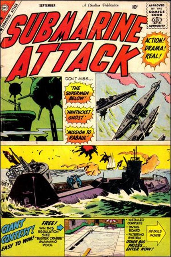 Submarine Attack #18 cover