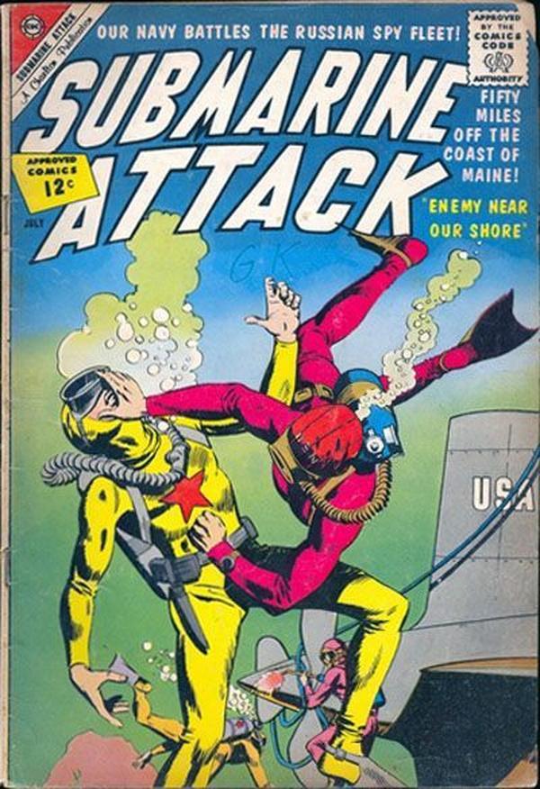 Submarine Attack #34 cover