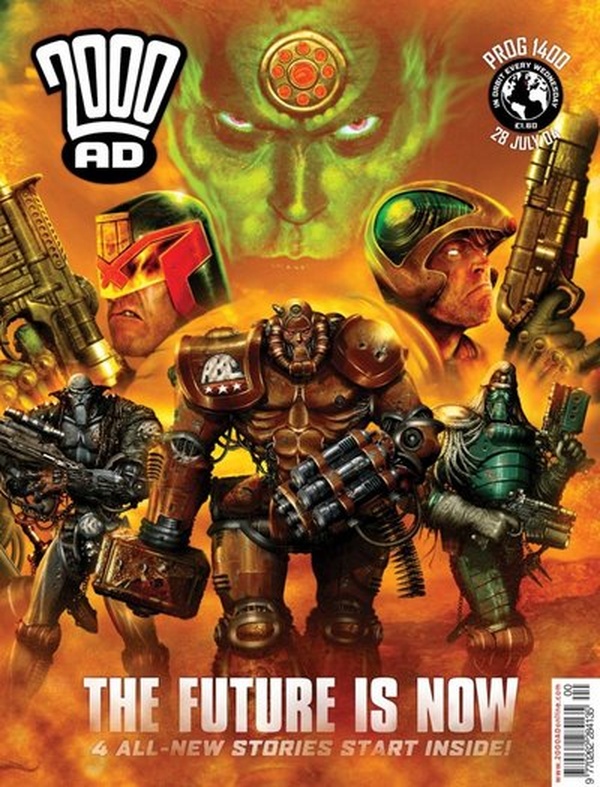 2000 AD #1400 cover