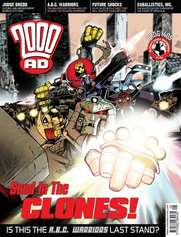 2000 AD #1405 cover