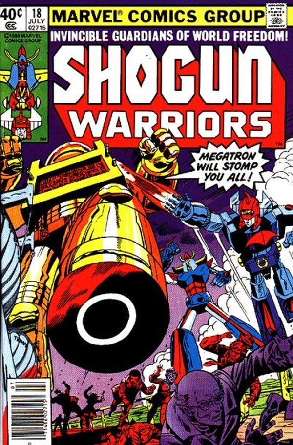 Shogun Warriors #18 cover