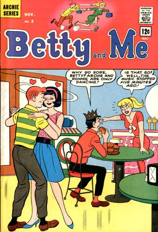 Betty and Me #2 cover