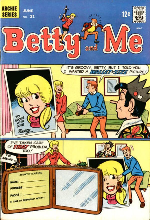 Betty and Me #21 cover