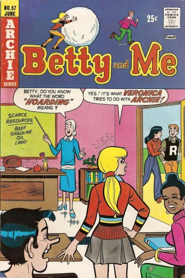 Betty and Me #57 cover
