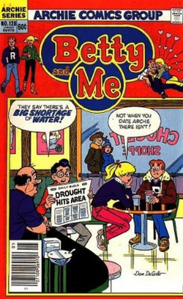 Betty and Me #128 cover