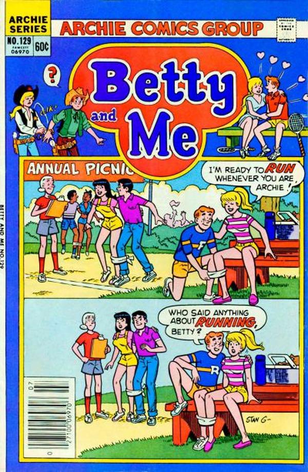 Betty and Me #129 cover