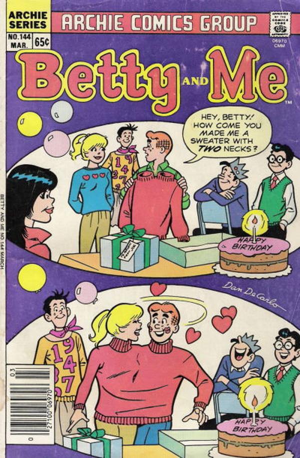 Betty and Me #144 cover