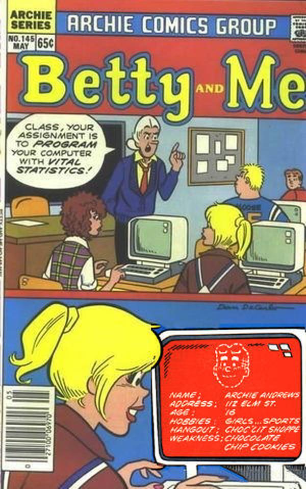 Betty and Me #145 cover