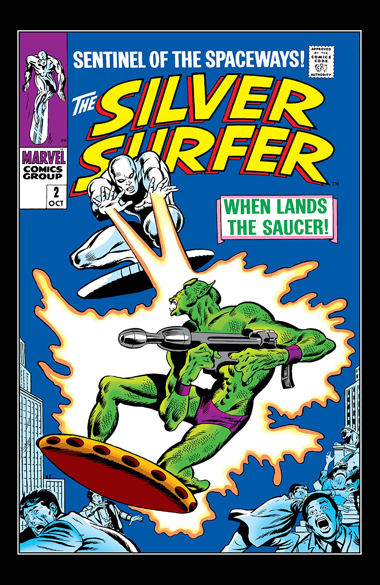 The Silver Surfer #2 cover