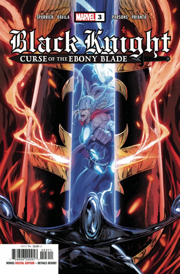 Black Knight: Curse of the Ebony Blade #3 cover