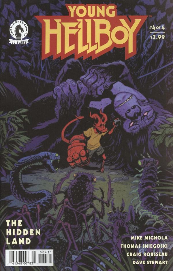 Young Hellboy: The Hidden Land #4 cover