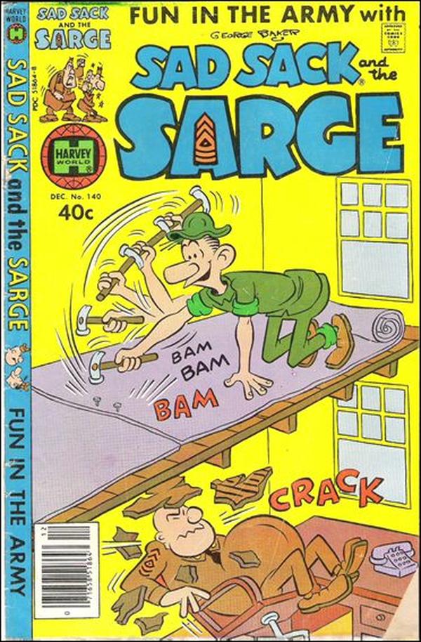 Sad Sack and the Sarge #140 cover