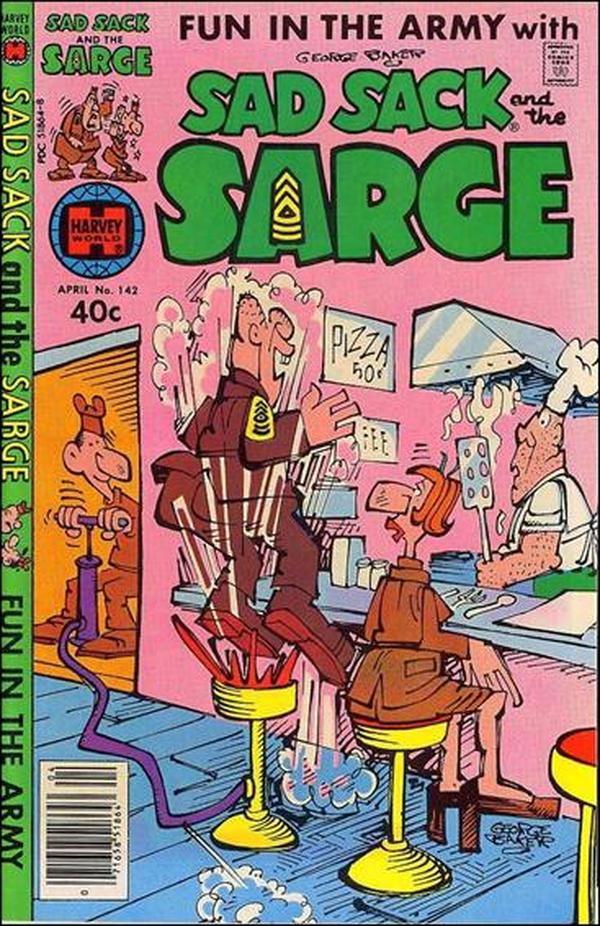 Sad Sack and the Sarge #142 cover