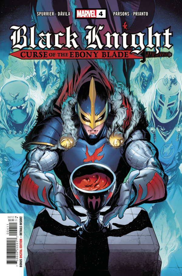 Black Knight: Curse of the Ebony Blade #4 cover