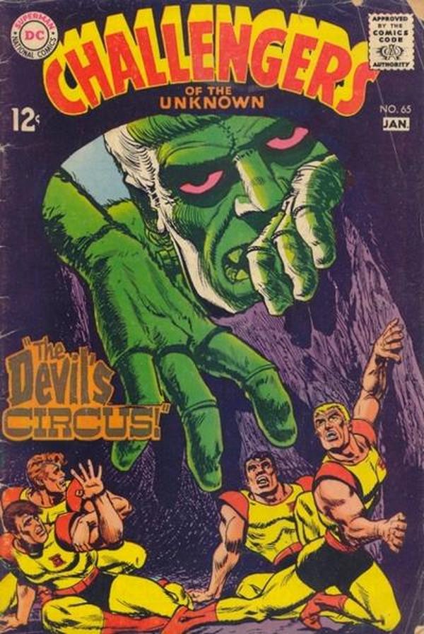 Challengers of the Unknown #65 cover