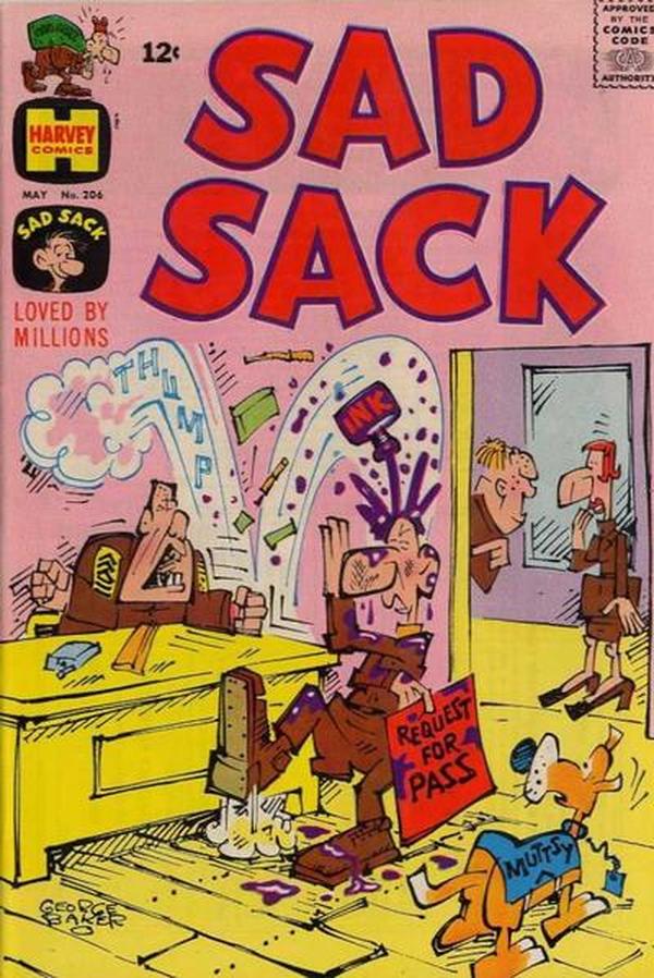 Sad Sack Comics #206 cover