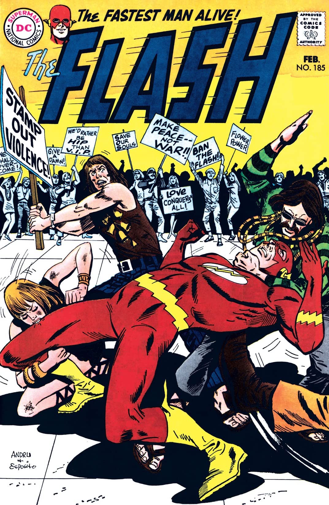 The Flash #185 cover