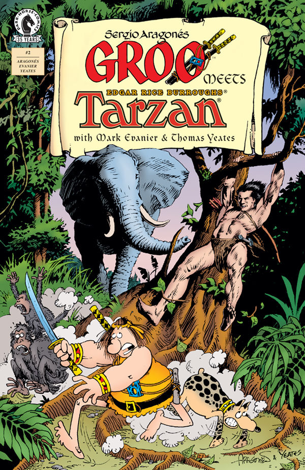 Groo Meets Tarzan #2 cover