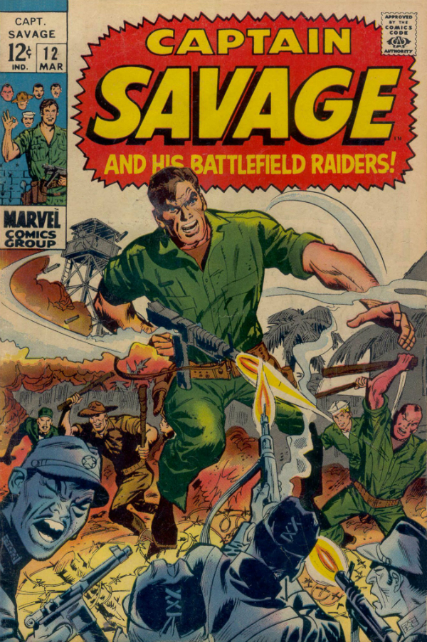 Capt. Savage and His Leatherneck Raiders #12 cover