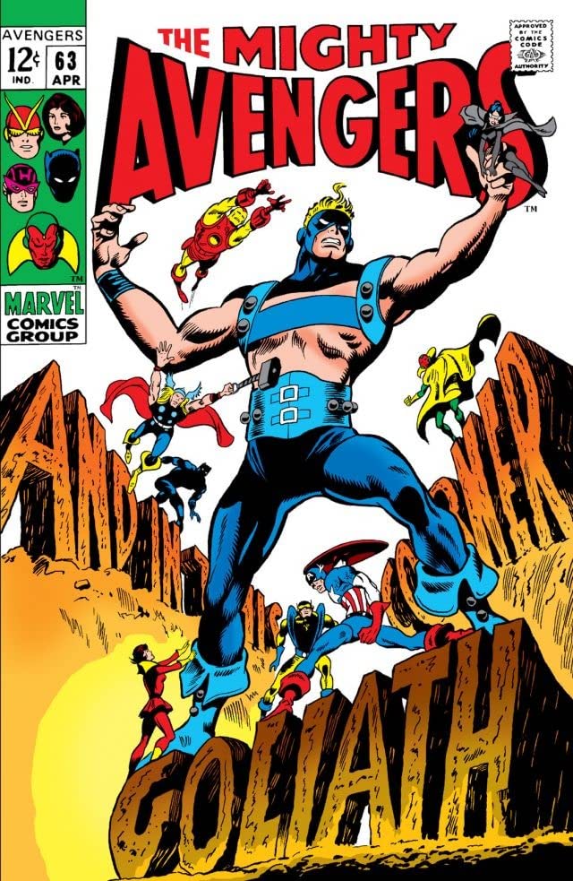 The Avengers #63 cover