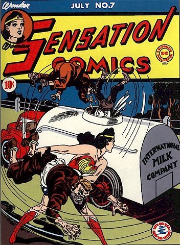 Sensation Comics #7 cover
