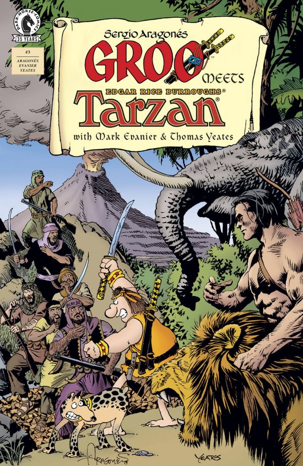 Groo Meets Tarzan #3 cover