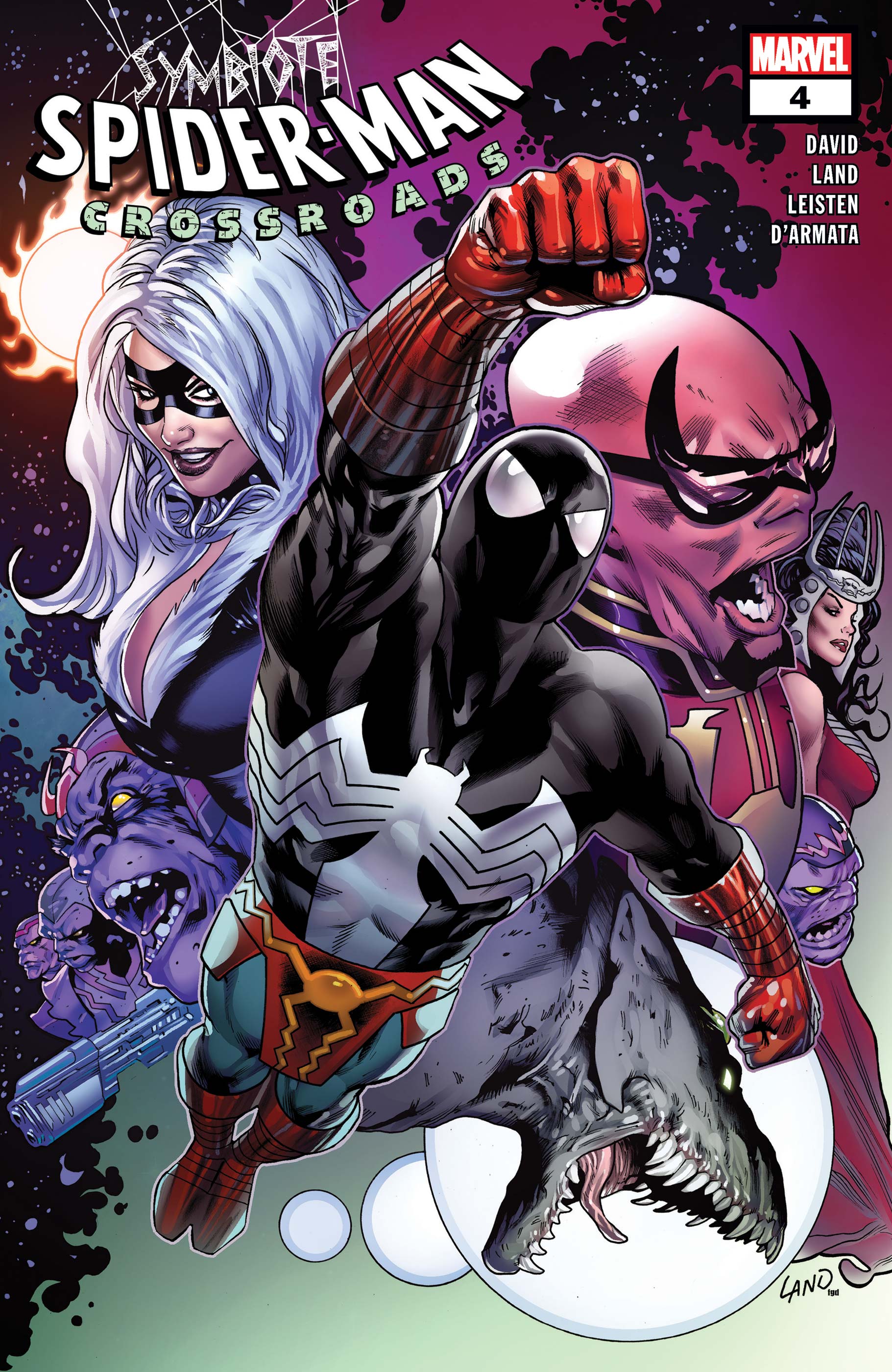 Symbiote Spider-Man: Crossroads #4 cover