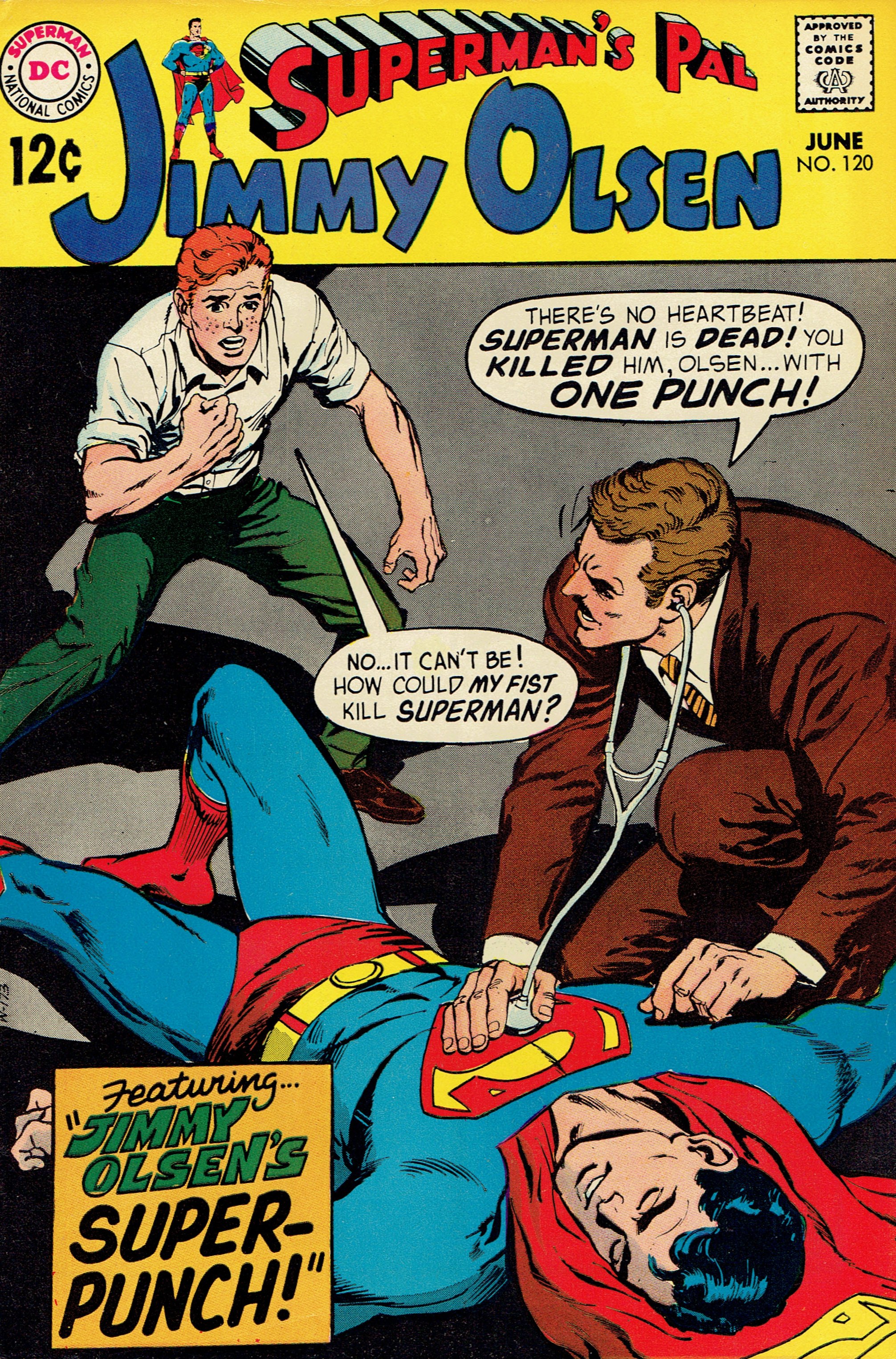 Superman's Pal, Jimmy Olsen #120 cover
