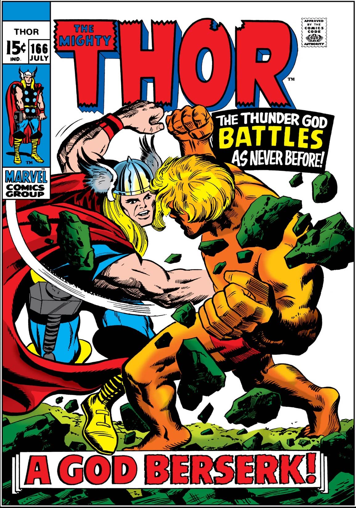 Thor #166 cover