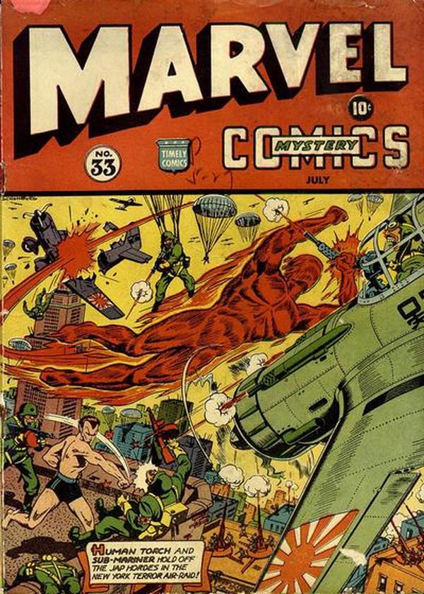 Marvel Mystery Comics #33 cover