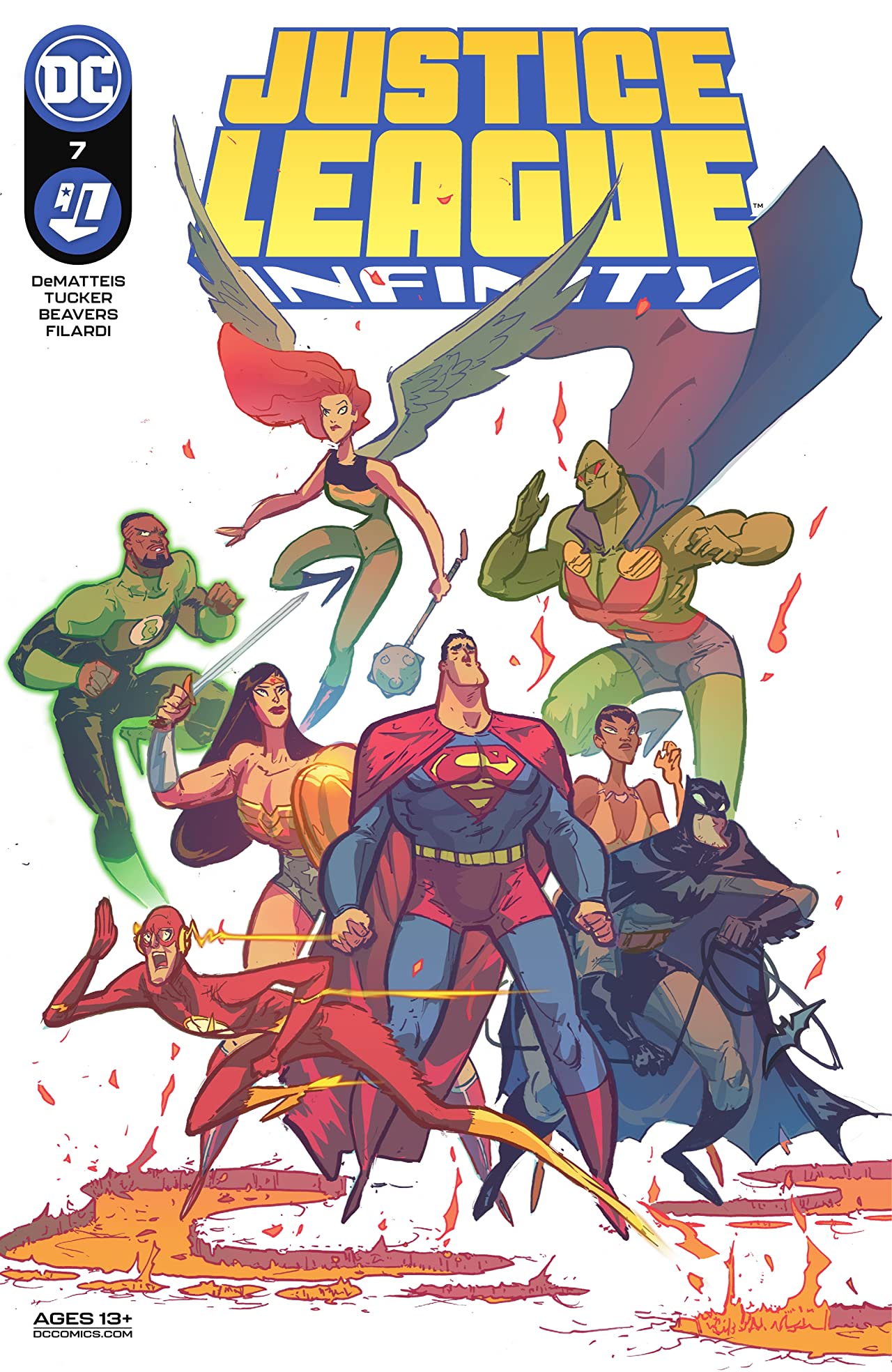 Justice League Infinity #7 cover