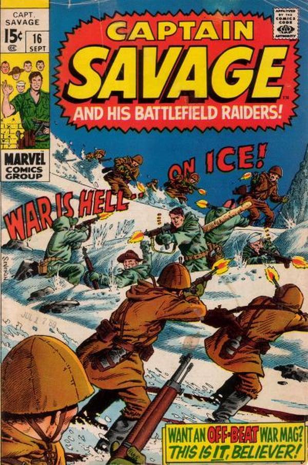 Capt. Savage and His Leatherneck Raiders #16 cover