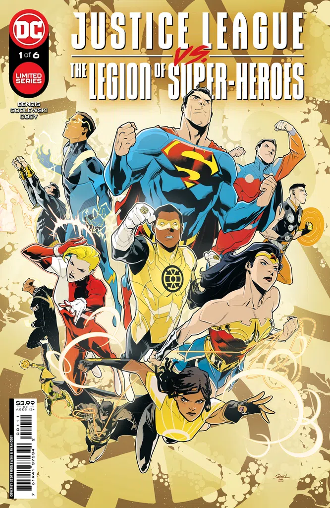 Justice League vs. the Legion of Super-Heroes #1 cover