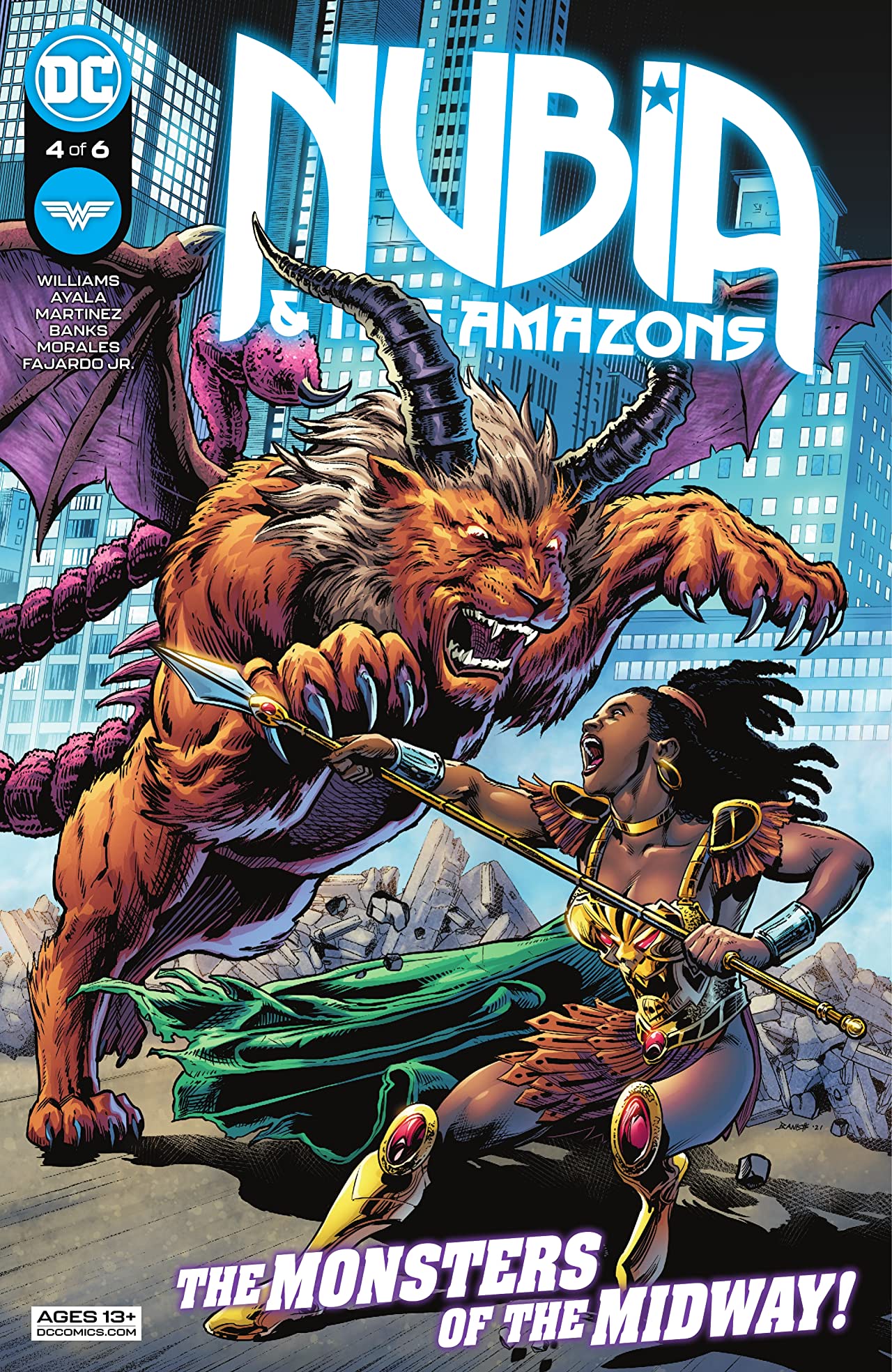 Nubia & the Amazons #4 cover
