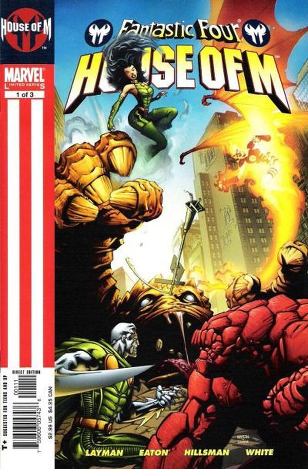 Fantastic Four: House of M #1 cover