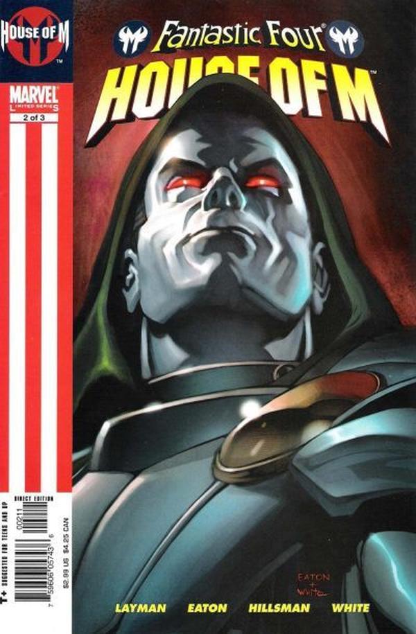 Fantastic Four: House of M #2 cover