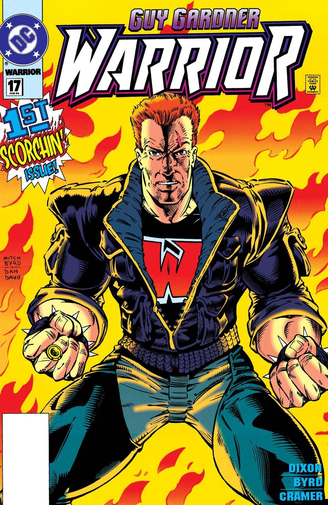Guy Gardner: Warrior #17 cover