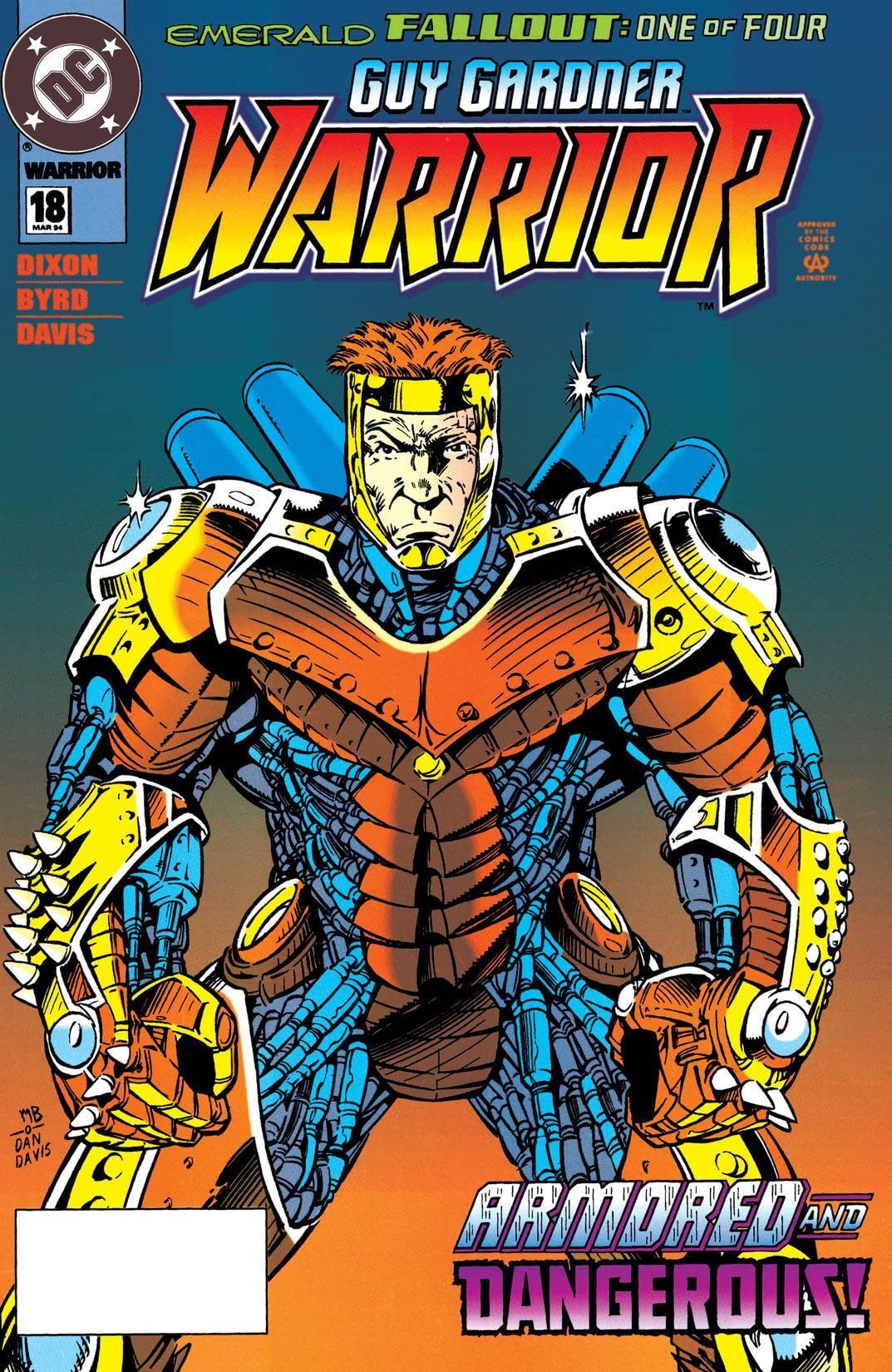 Guy Gardner: Warrior #18 cover