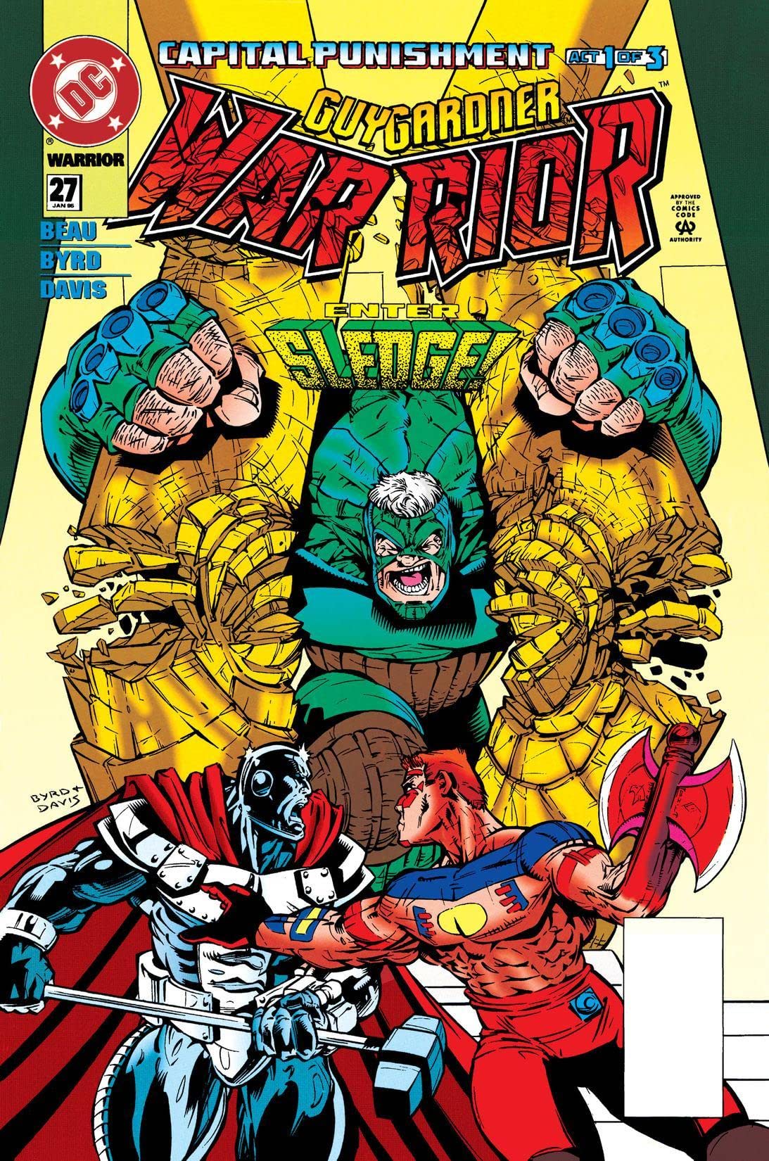 Guy Gardner: Warrior #27 cover
