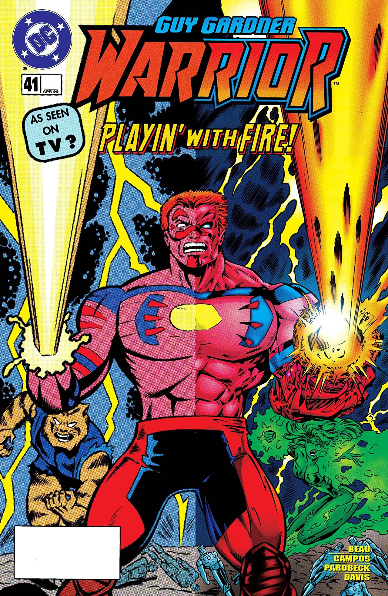 Guy Gardner: Warrior #41 cover