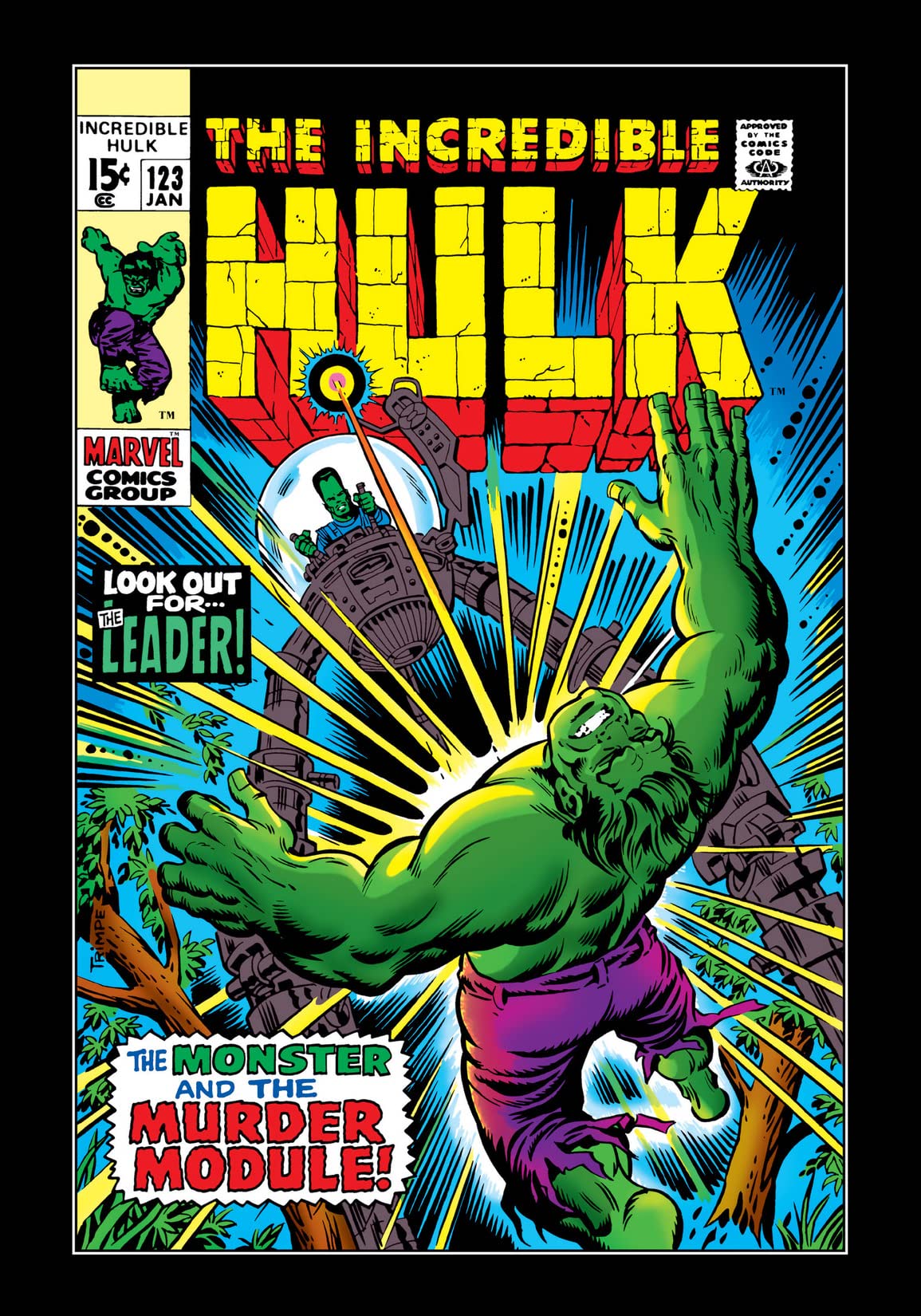 The Incredible Hulk #123 cover