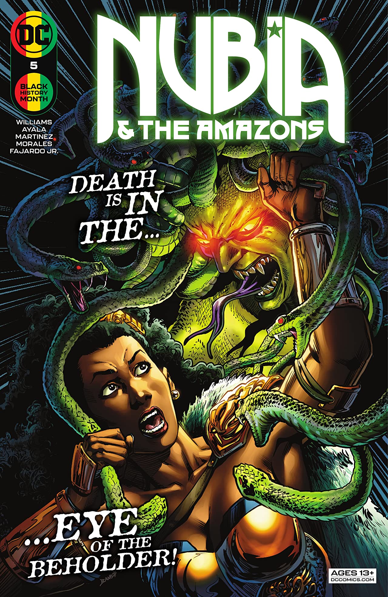 Nubia & the Amazons #5 cover