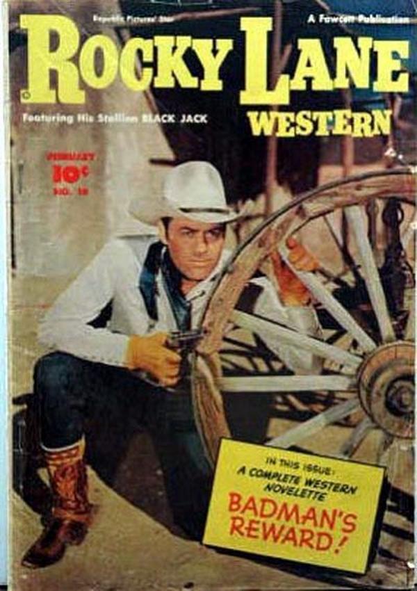 Rocky Lane Western #10 cover