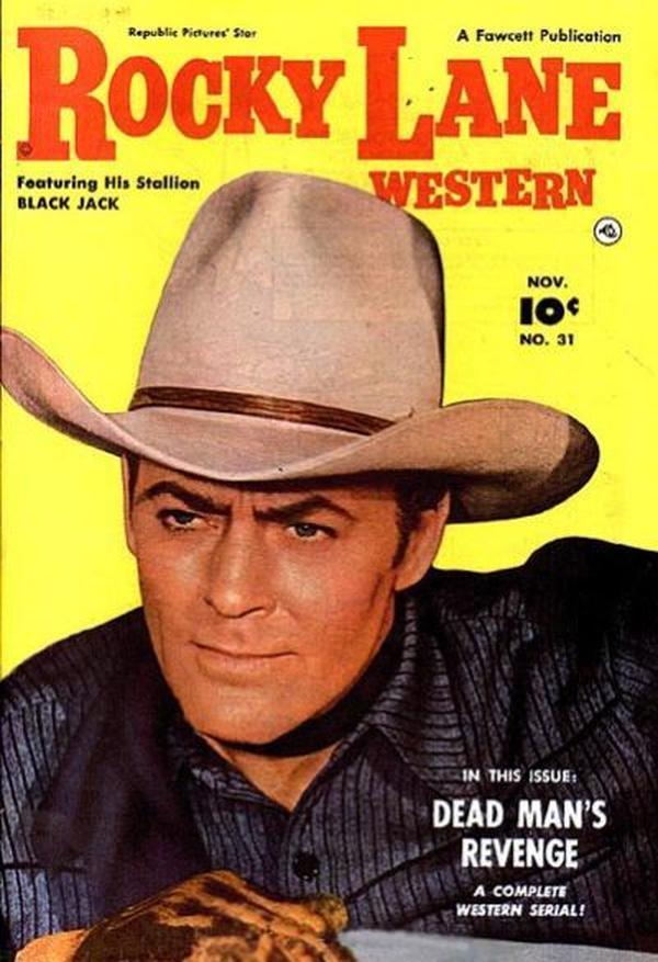 Rocky Lane Western #31 cover