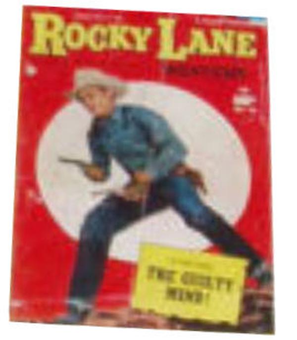 Rocky Lane Western #34 cover