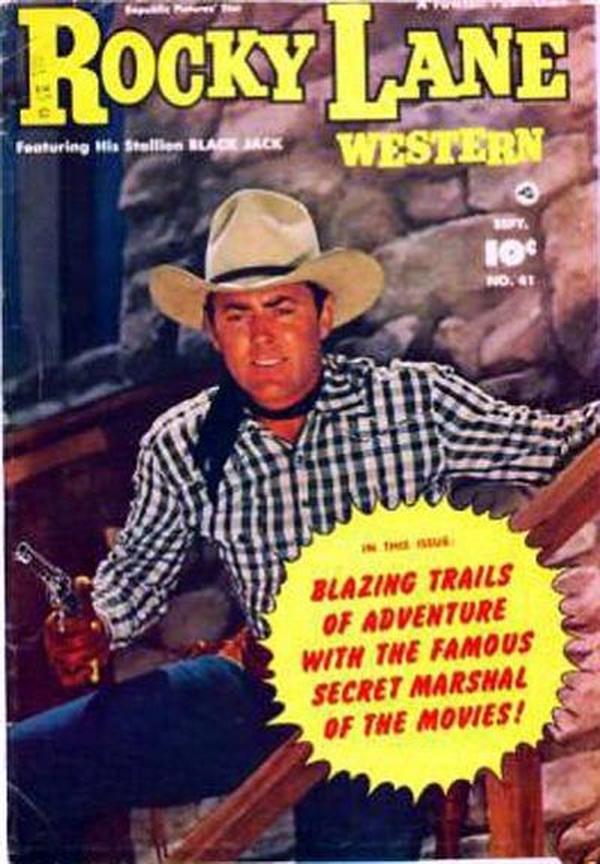 Rocky Lane Western #41 cover