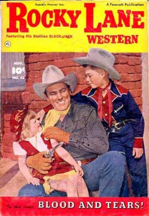 Rocky Lane Western #43 cover